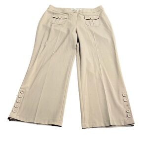 Lena Gabrielle New York Women’s Cropped Wide Leg Dress Pants Size 12 NWT